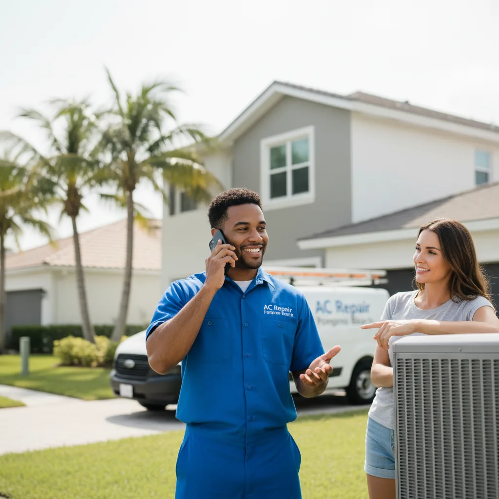 AC Repair Pompano Beach customer support in Clint